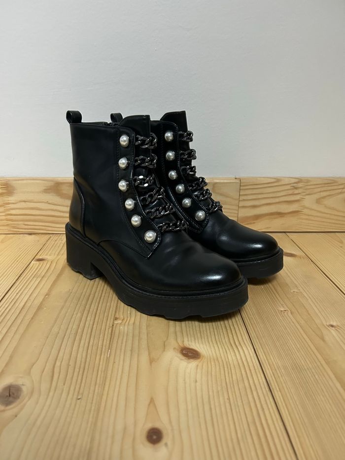 Bottines noires - pointure 40 - photo numéro 2