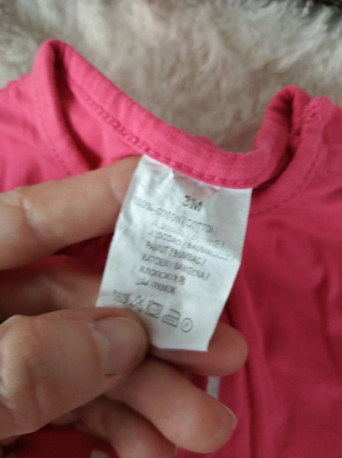 Tee shirt chemise manches longues Fille 3 mois "Papa+Maman=Moi" Kitchoun 100% coton - photo numéro 6