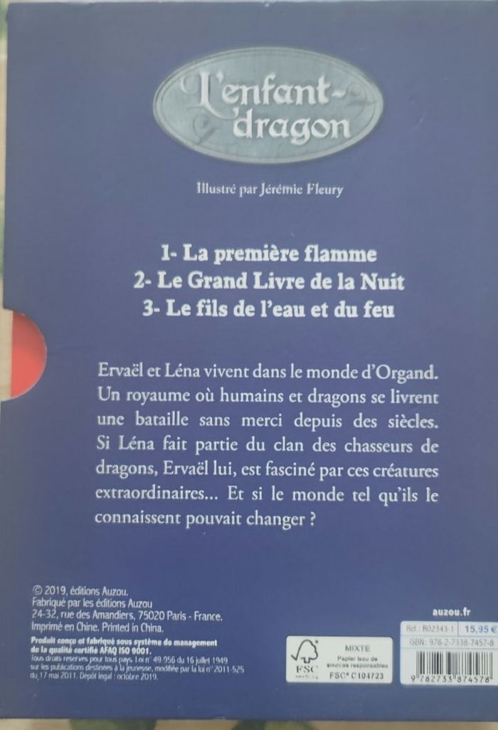 L enfant dragon-La trilogie - photo numéro 2