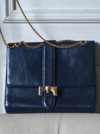 👜 Sac vintage cuir – maroquinerie parisienne – Made in France