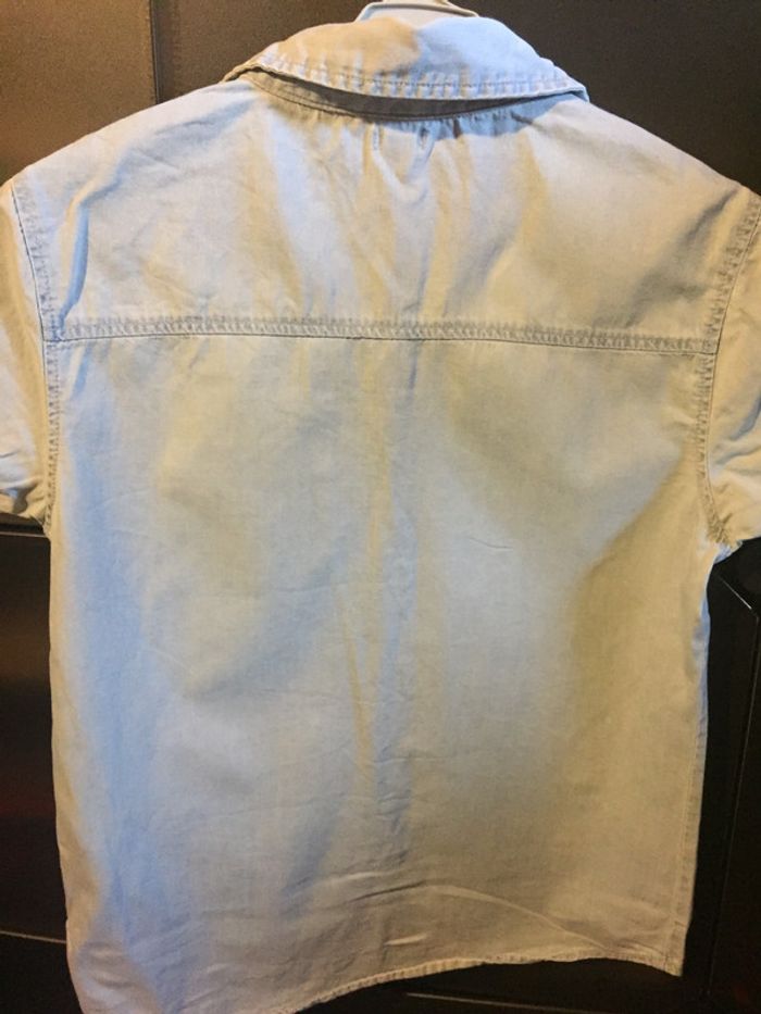 Chemise manches courtes #jeans#12 ans - photo numéro 4