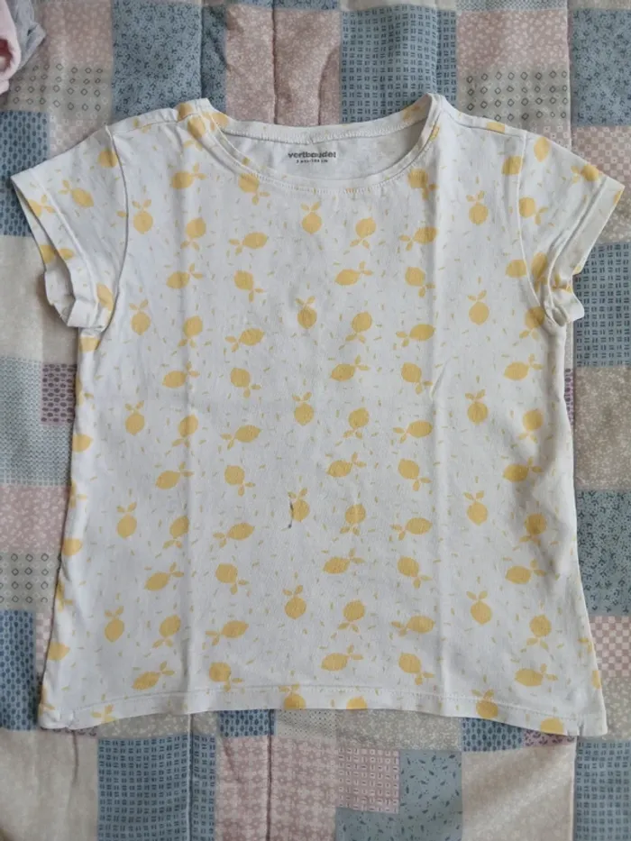 T-shirt citron 5 ans
