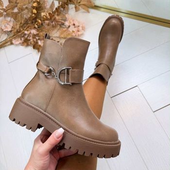 Bottines marrons neuves T38