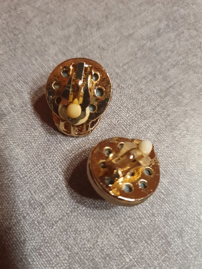 Boucles d'oreilles Pierres et strass - photo numéro 3