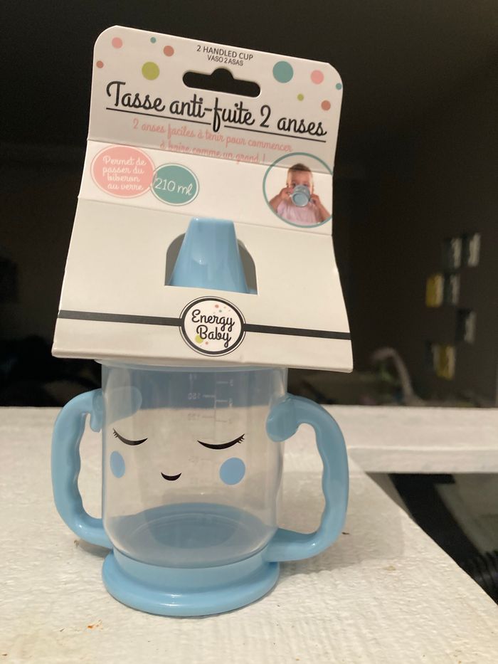Tasse anti fuite 2 anses