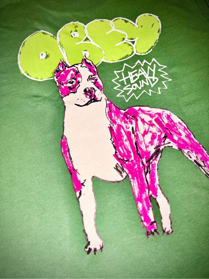 T-Shirt à manche longue Obey - Heavy Sound Dog - Taille S Neuf - photo numéro 3