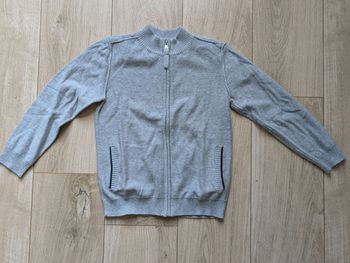 Gilet zippé gris Orchestra 8 ans