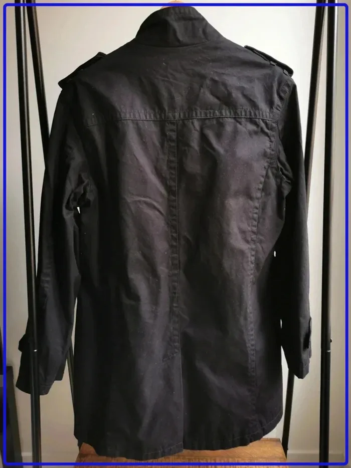 Trench noir homme - photo numéro 2