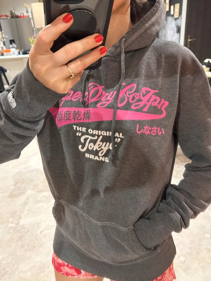 Pull sweat capuche Superdry - photo numéro 7