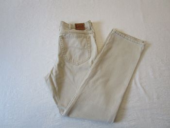 Jean LEE homme 100% coton coupe droite straight leg Taille 44 W34 L32 Bleu clair délavé (J275)