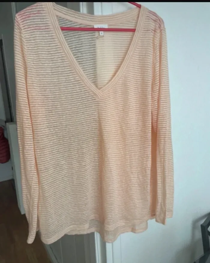 T-shirt  en Lin manches longues Pablo - photo numéro 5