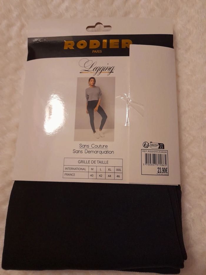 Legging noir taille XL marque Rodier - photo numéro 2