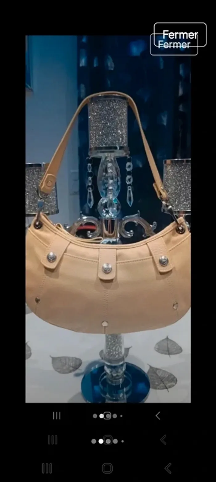 Sac porte épaule longchamp beige 15x29x2 tt est visible sur les photos - photo numéro 2