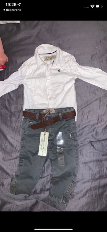 Ensemble jean chemise