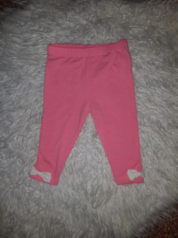Legging rose avec papillons Bébé filles 6 MOIS