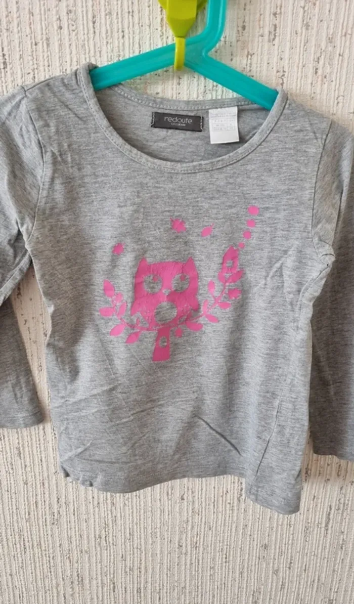Tee shirt manche longue taille 5 ans la redoute - photo numéro 2