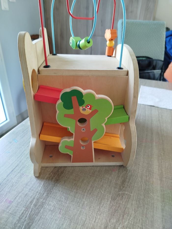 Cube de motricité en bois - photo numéro 2