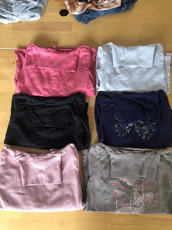 Lot 6 sous pull fille 8 ans