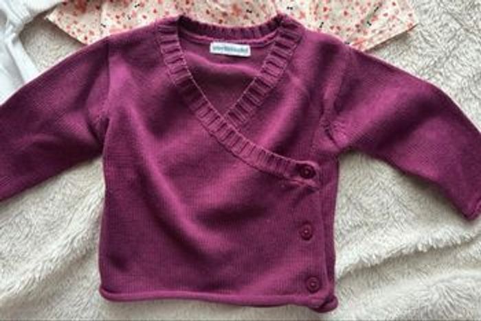 Gilet bébé fille – 3 mois – Vertbaudet