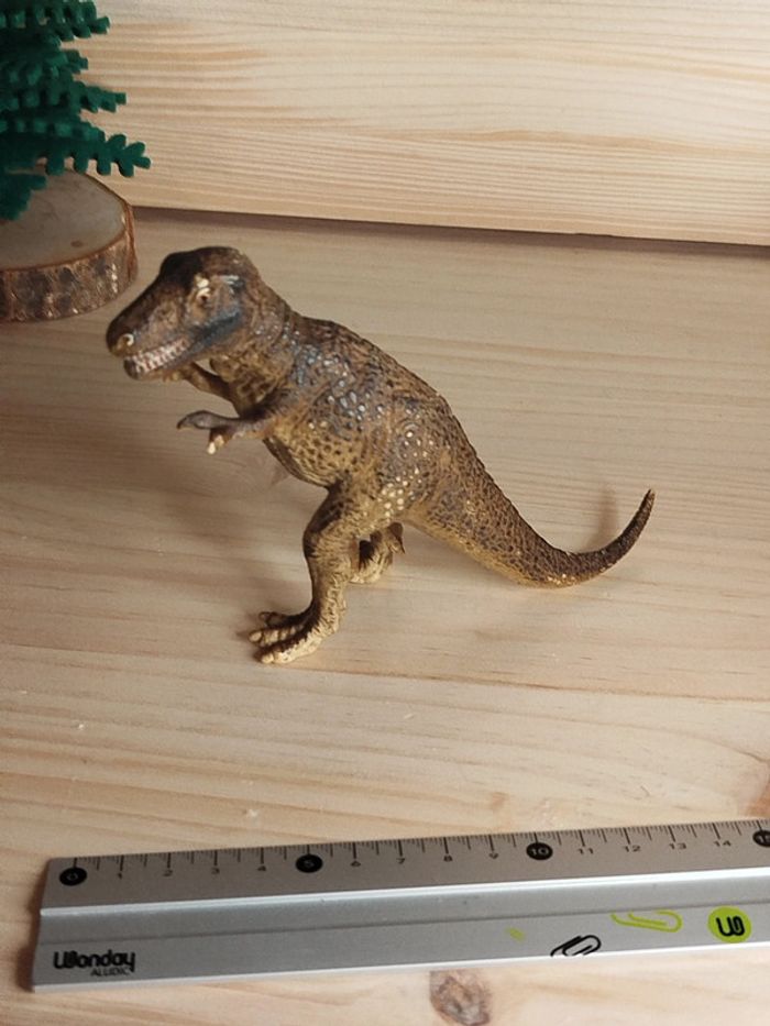 Schleich dinosaure T-rex marron Figurine vintage - photo numéro 5
