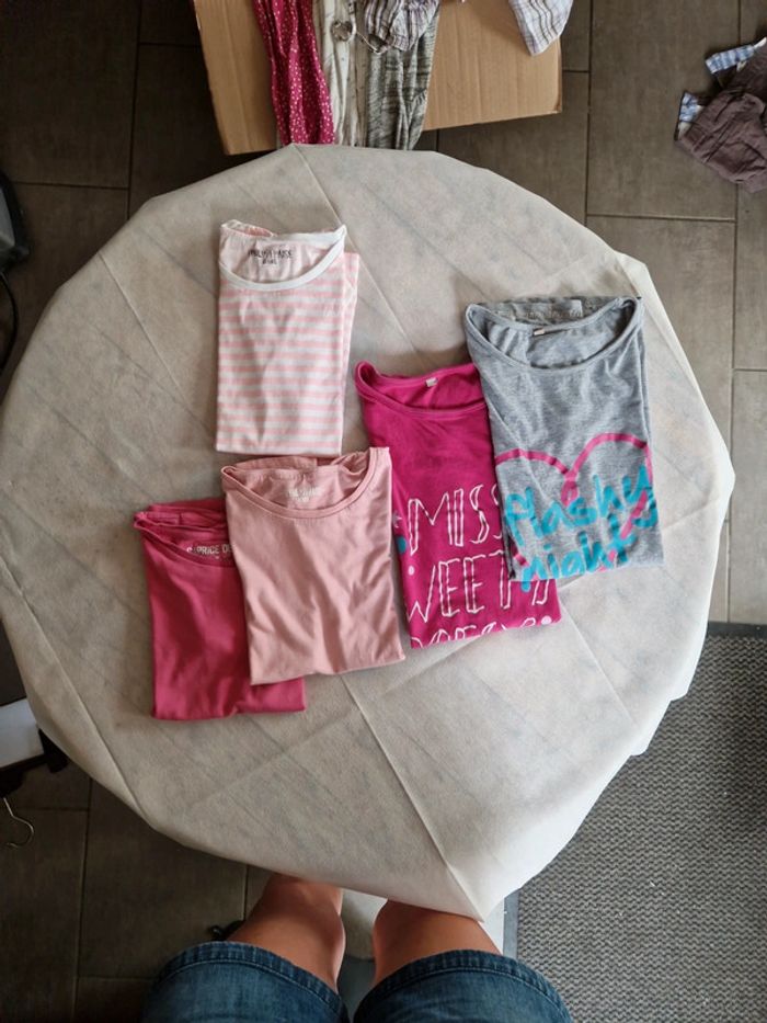 Lot t-shirts 10 ans