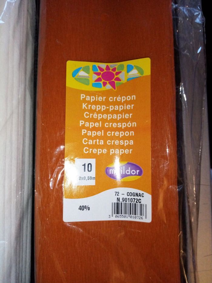 4 paquets de papier Crépon - photo numéro 5