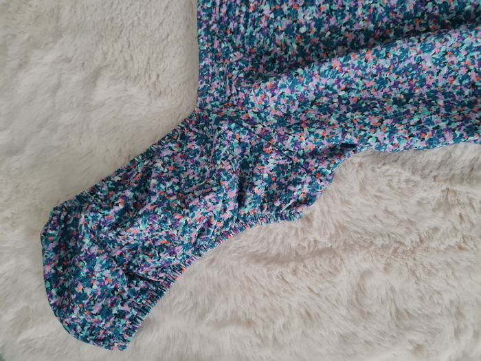 Haut cache-cache motifs fleuries - photo numéro 2