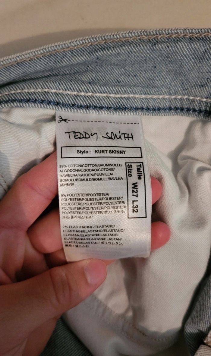 Jean blanc Teddy Smith - photo numéro 7