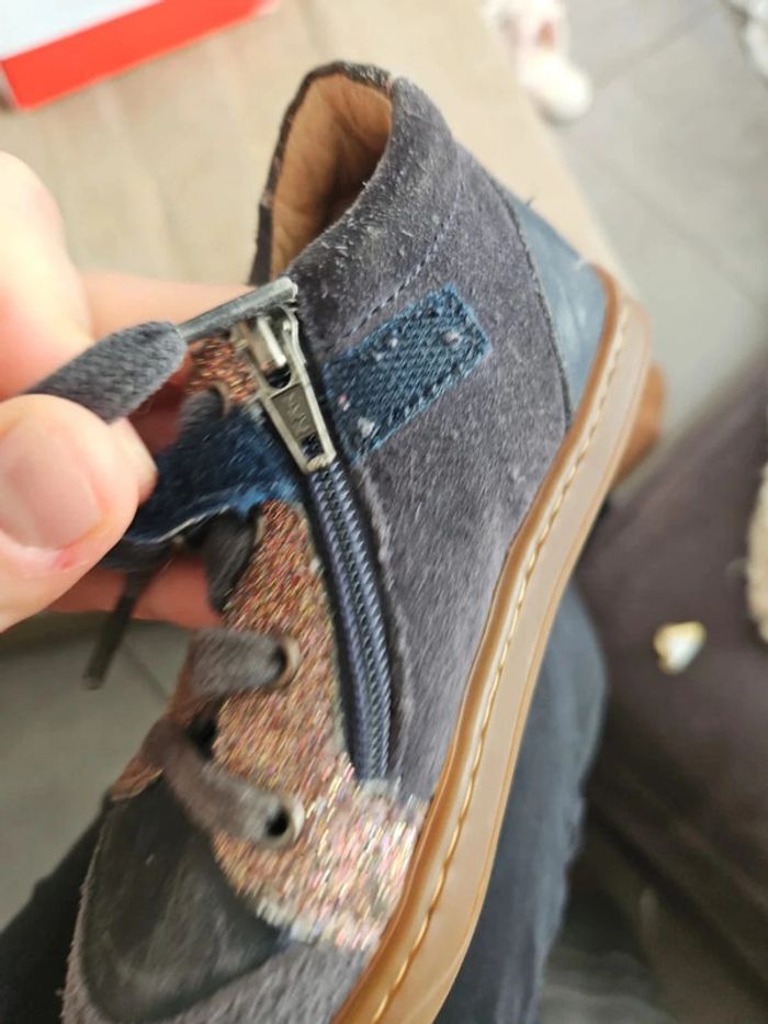 Chaussuee bleu marine shoopom avec pailette 25 - photo numéro 8