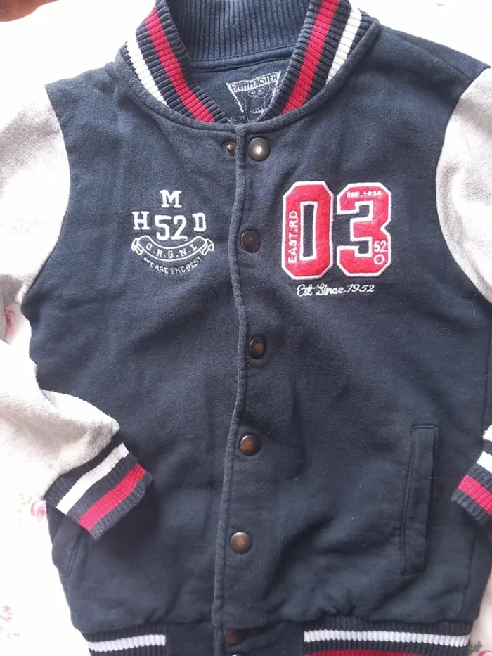 Veste blouson base-ball américain - photo numéro 3
