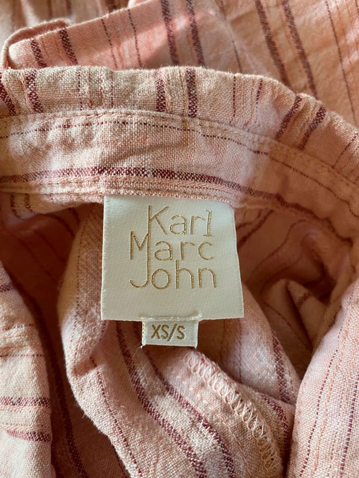 Jolie chemisier loose rose avec couture brillante Karl Marc John taille 34/36 - photo numéro 5