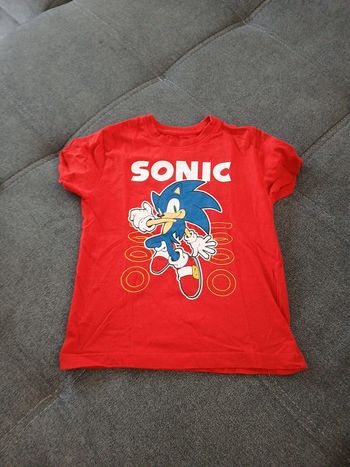 lot 2 tee-shirts sonic