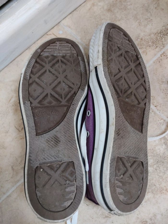 Converses violet - photo numéro 7