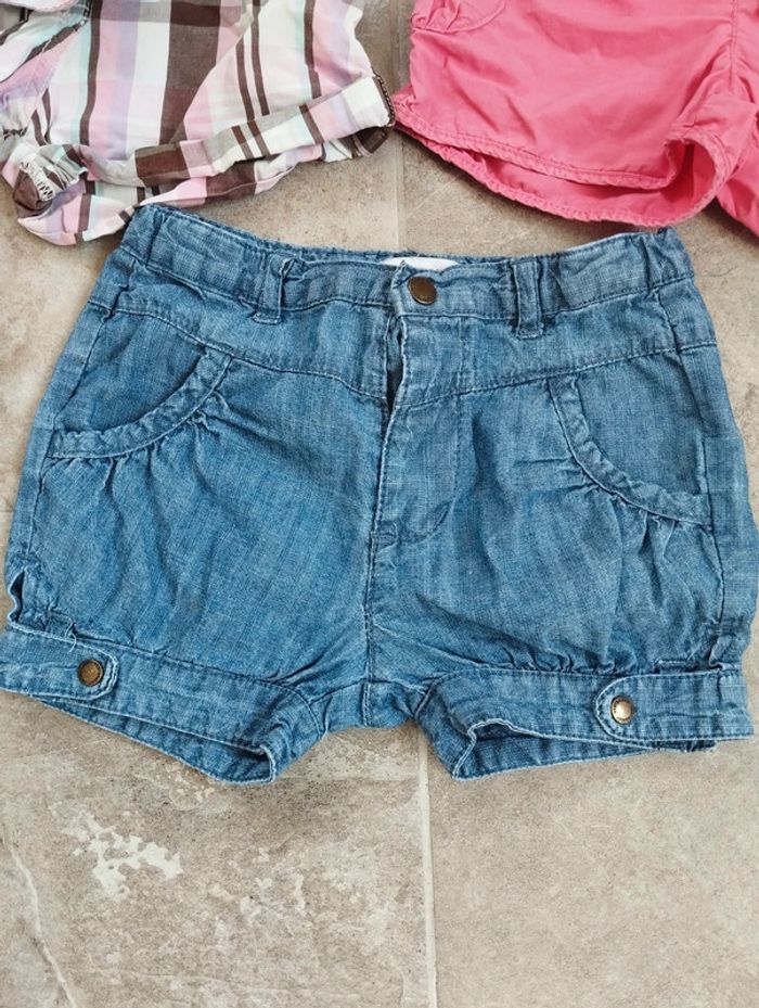 Lot 3 shorts fille 18 mois - photo numéro 4