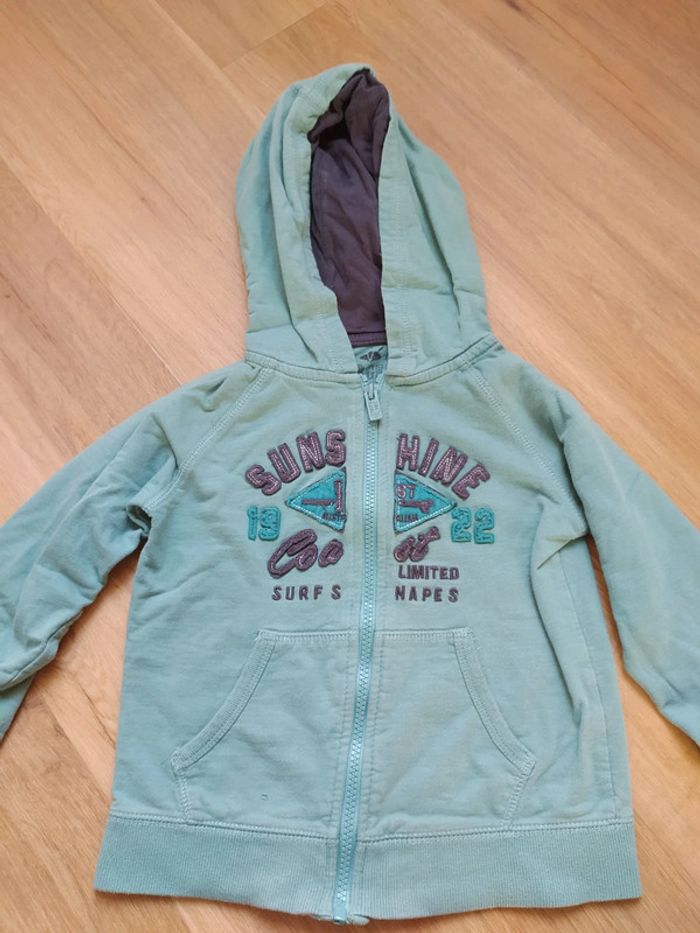 Sweat capuche sergent major 5 ans sunshine vert - photo numéro 2