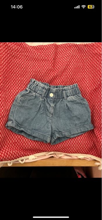 Short en jeans