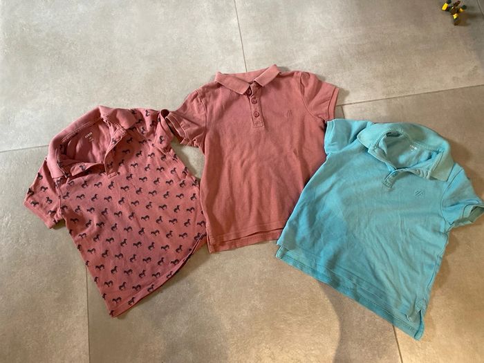 Lot polo 4 ans