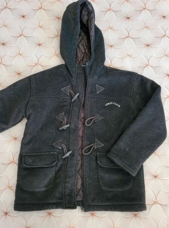 Manteau  Enfant chaud Fille Taille  8  ans  noir très bon état