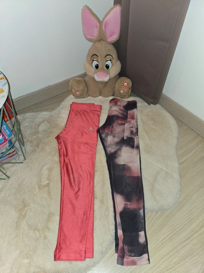 Lot de 2 leggings de sport 6 ans
