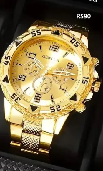Montres de sport pour hommes, montre-bracelet style luxe à Quartz en acier inoxydable