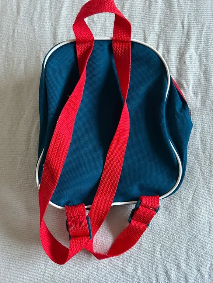 Sac à dos Mickey mousse Disney rouge et bleu - photo numéro 3