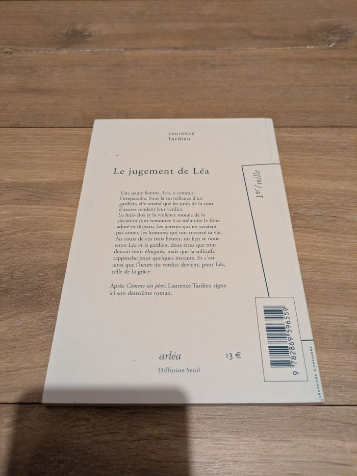 Livre le jugement de Léa Laurence Tardieu - photo numéro 2