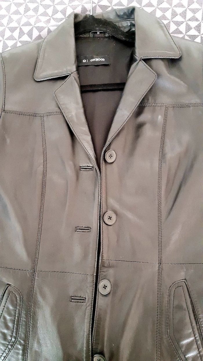Manteau cuir d'agneau - photo numéro 2