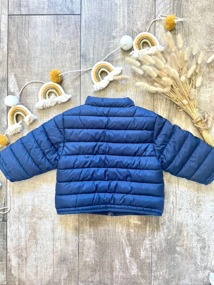 Blouson bleu marine doudoune 12mois weekend à la mer - photo numéro 5