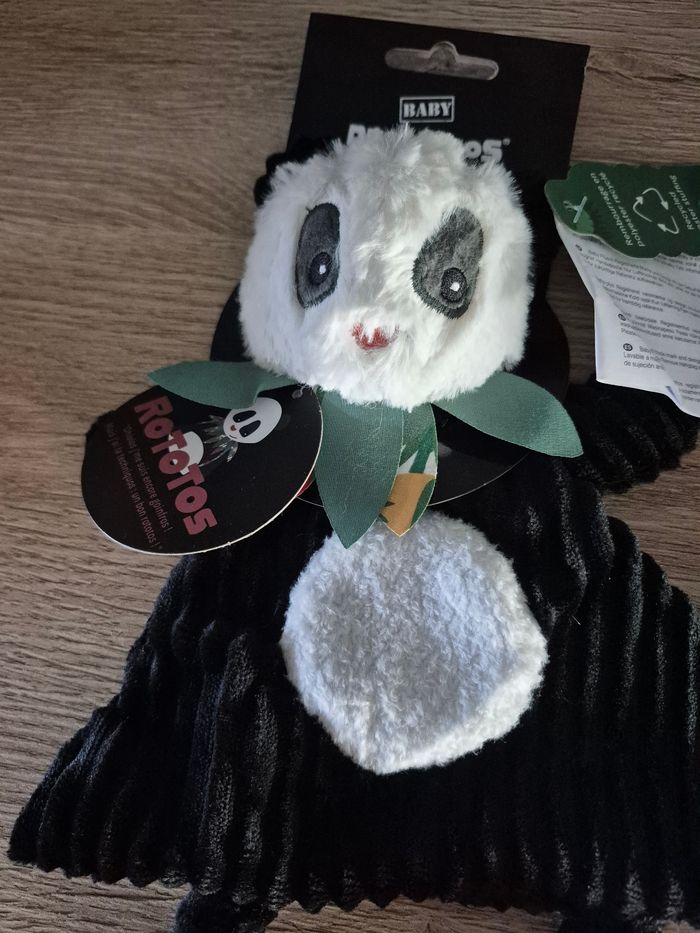 Doudou plat Rototos le Panda Deglingos - photo numéro 3