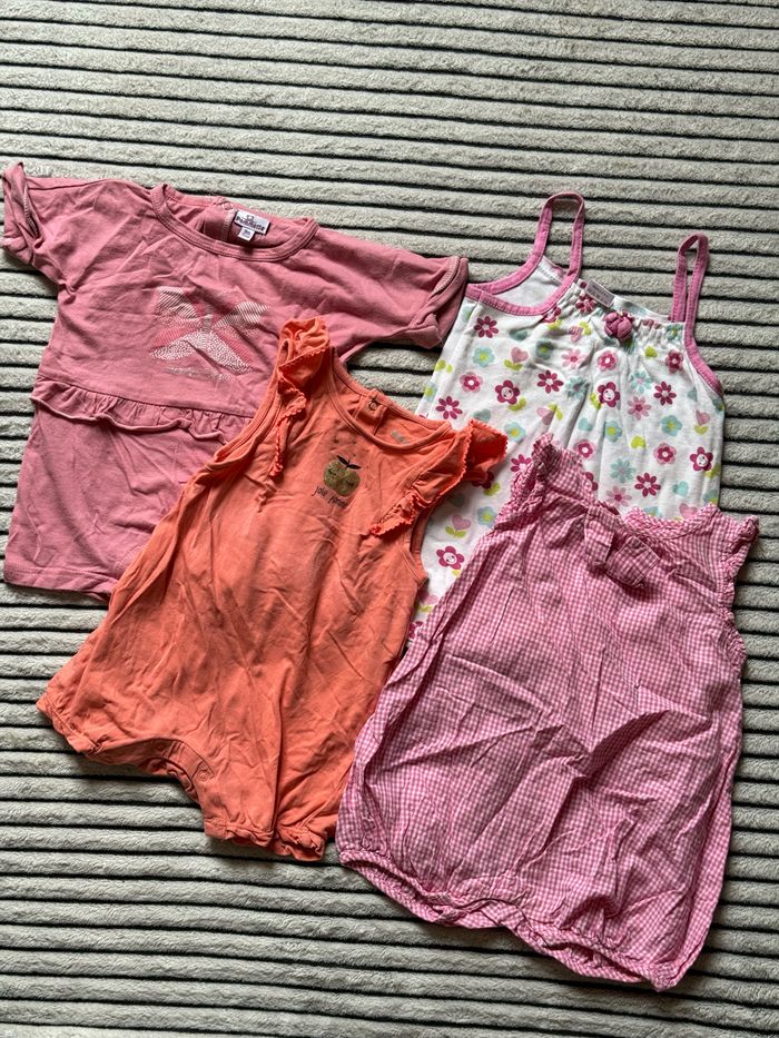 Lot de bodies été 9 mois - photo numéro 3