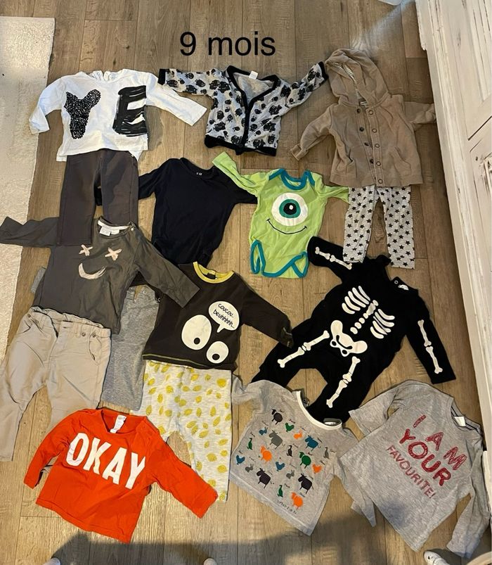 Lot de vêtement garçon 9 mois