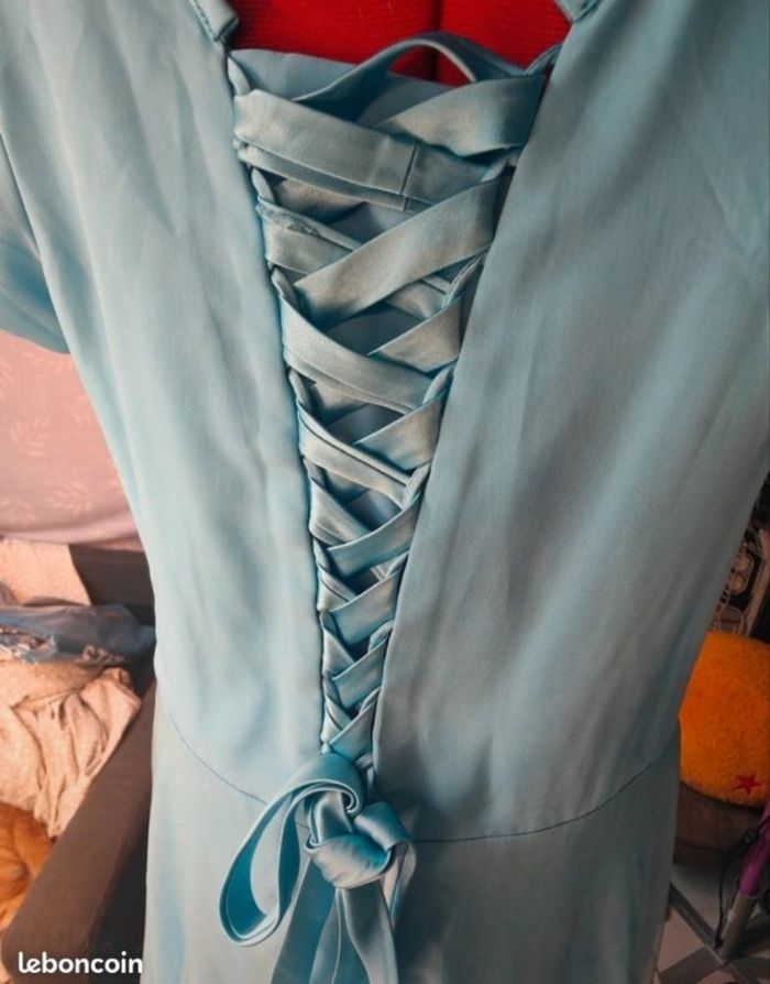 Robe bleu style bridgerton - photo numéro 2