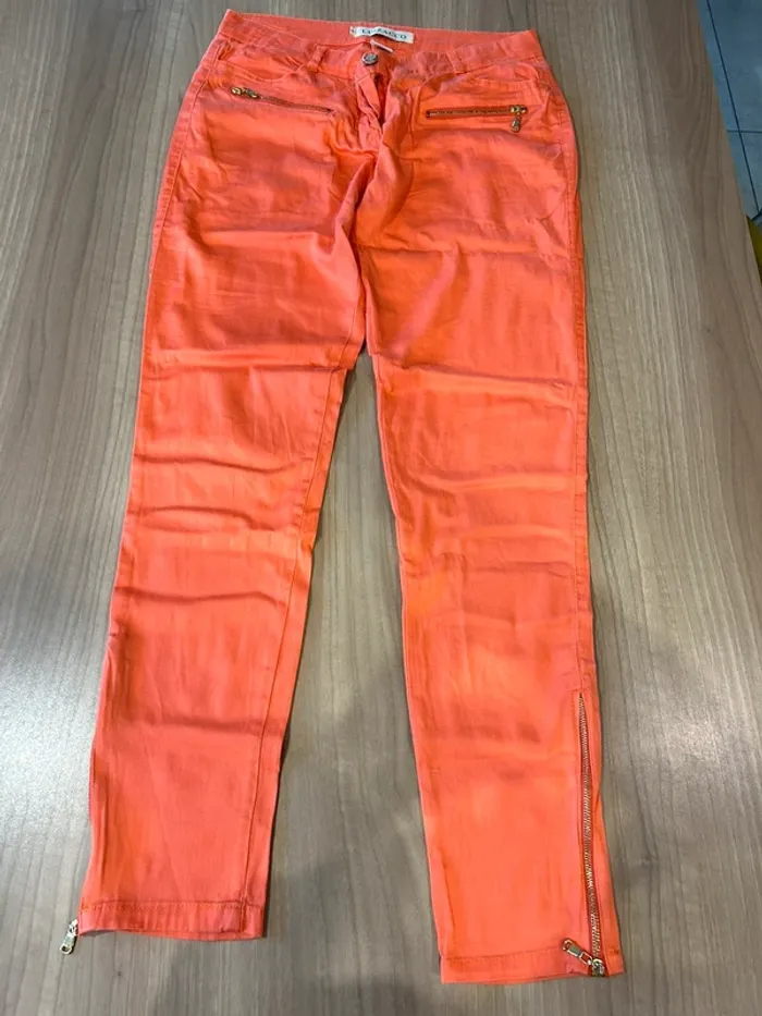 Pantalon orange taille S