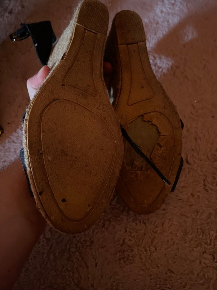 Nues pieds talon compensées - photo numéro 5